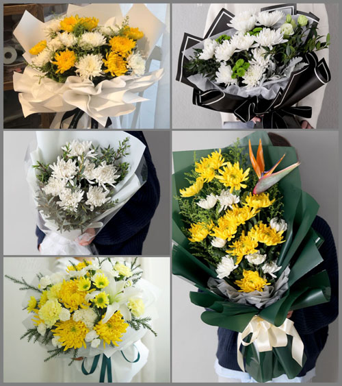 广东汕头市潮阳区谷饶镇华光社区白事花束代送